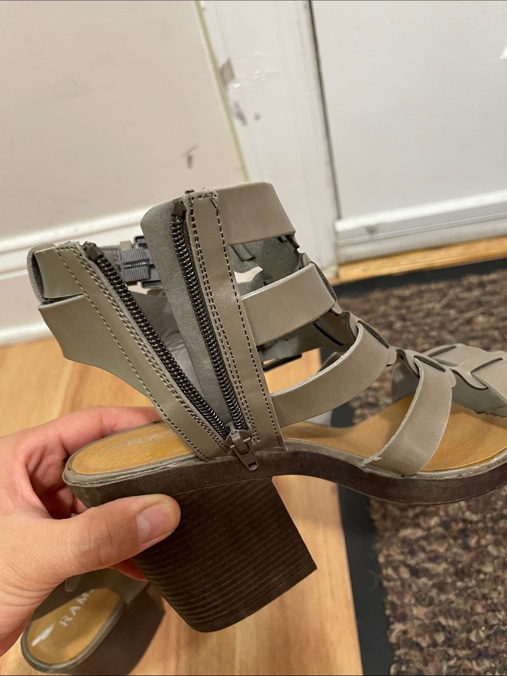 Rampage Olive Strappy Gladiator Sandals - Picture 6 of 6